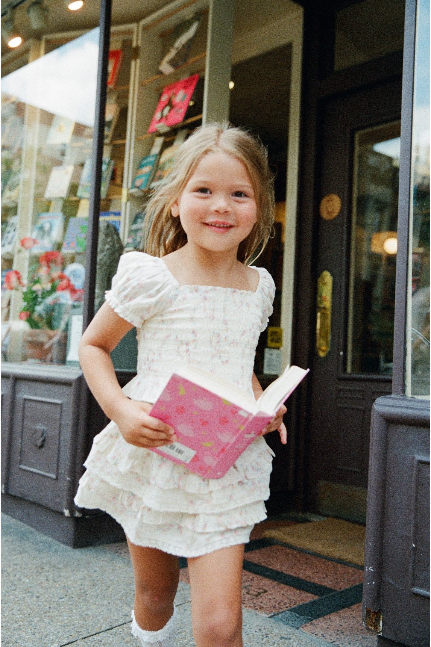 Girls Billie Luna Rosa Fleur Skirt
