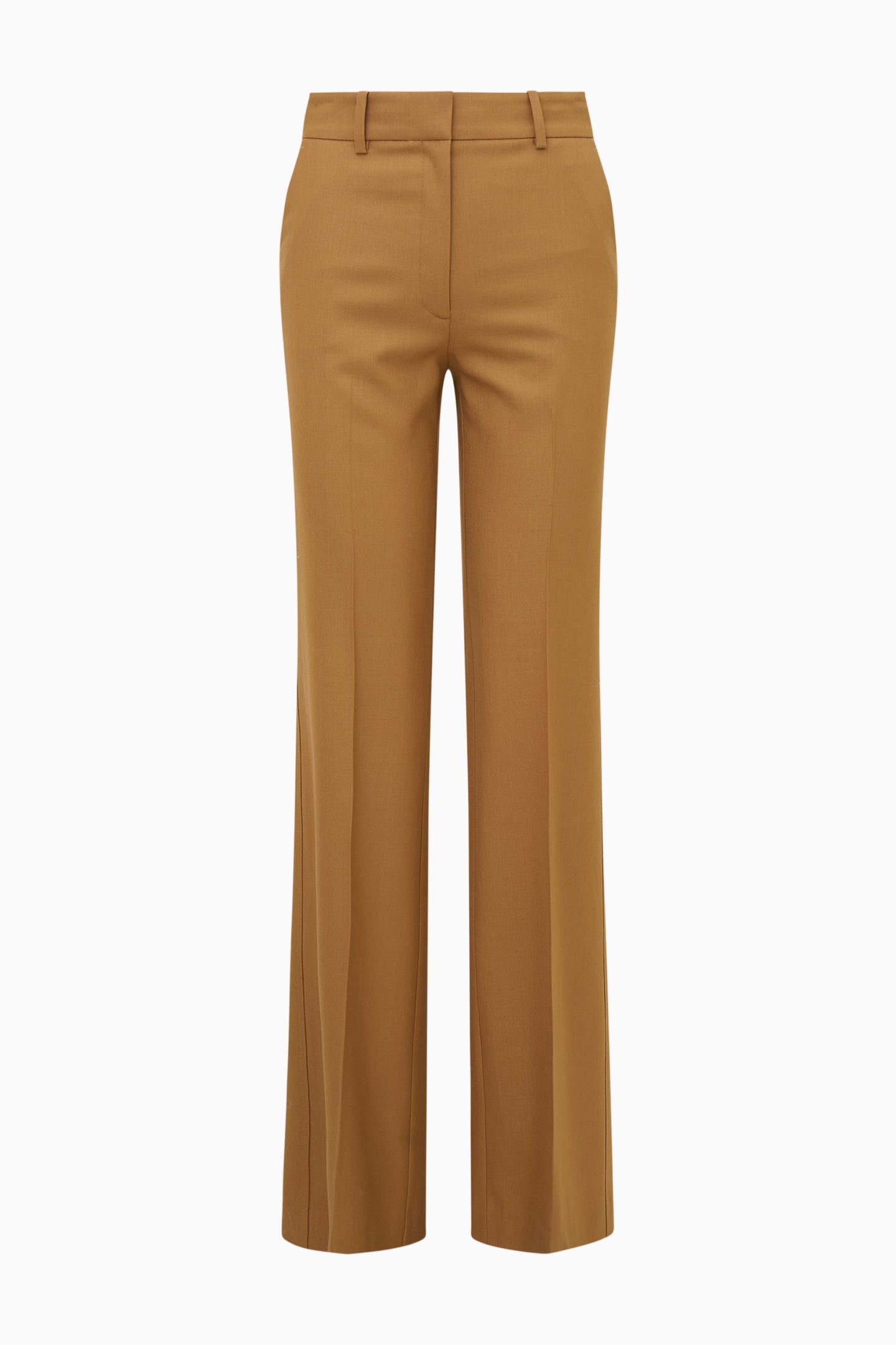 Amberelle Wool-Blend Trousers - CAMEL