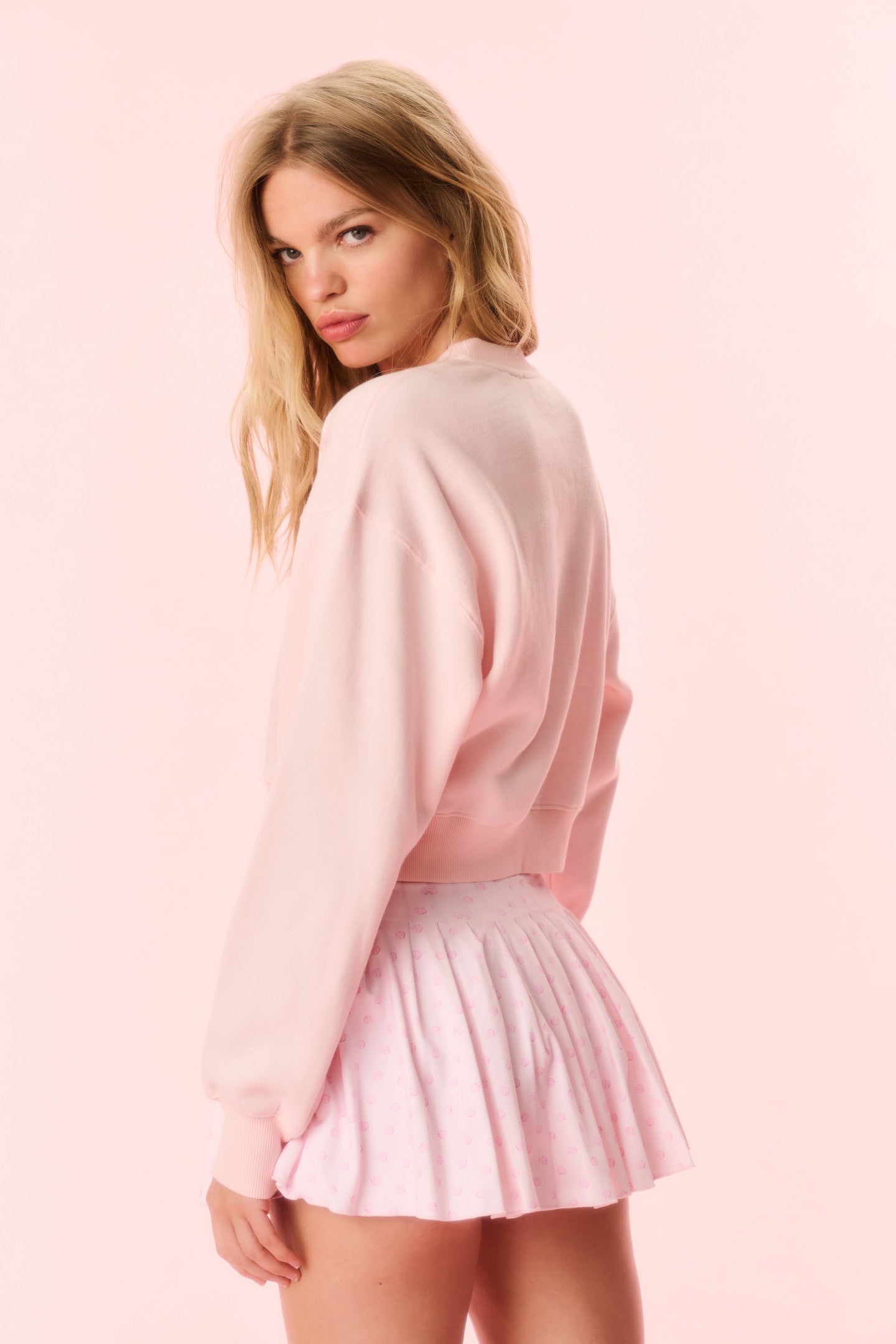 Aneria Cropped Tennis Pullover