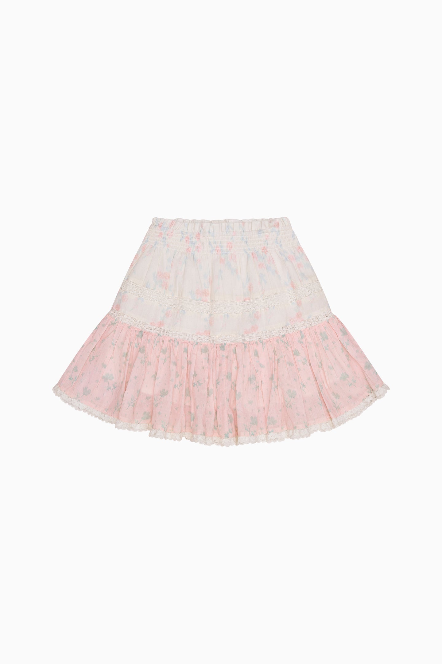 Girls Berkshire Cotton Mixed Print Skirt