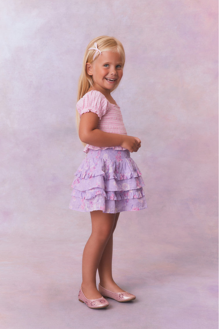 Girls Billie Heirloom Print Skirt