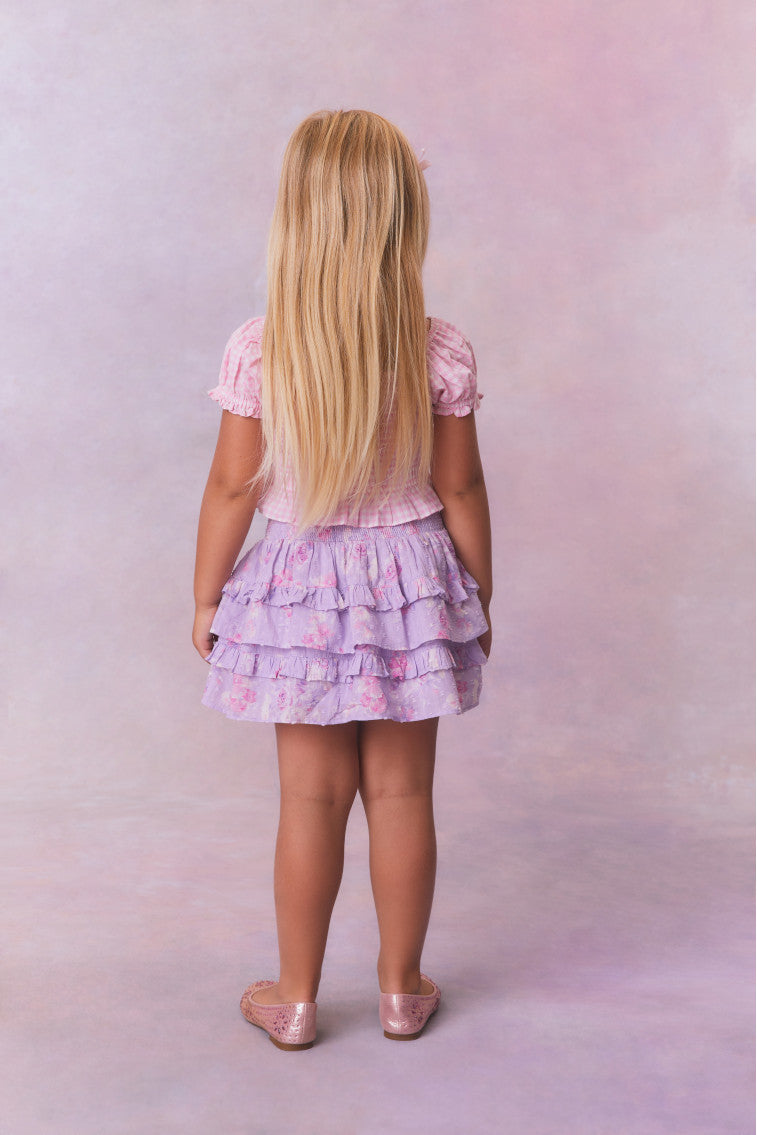Girls Billie Heirloom Print Skirt