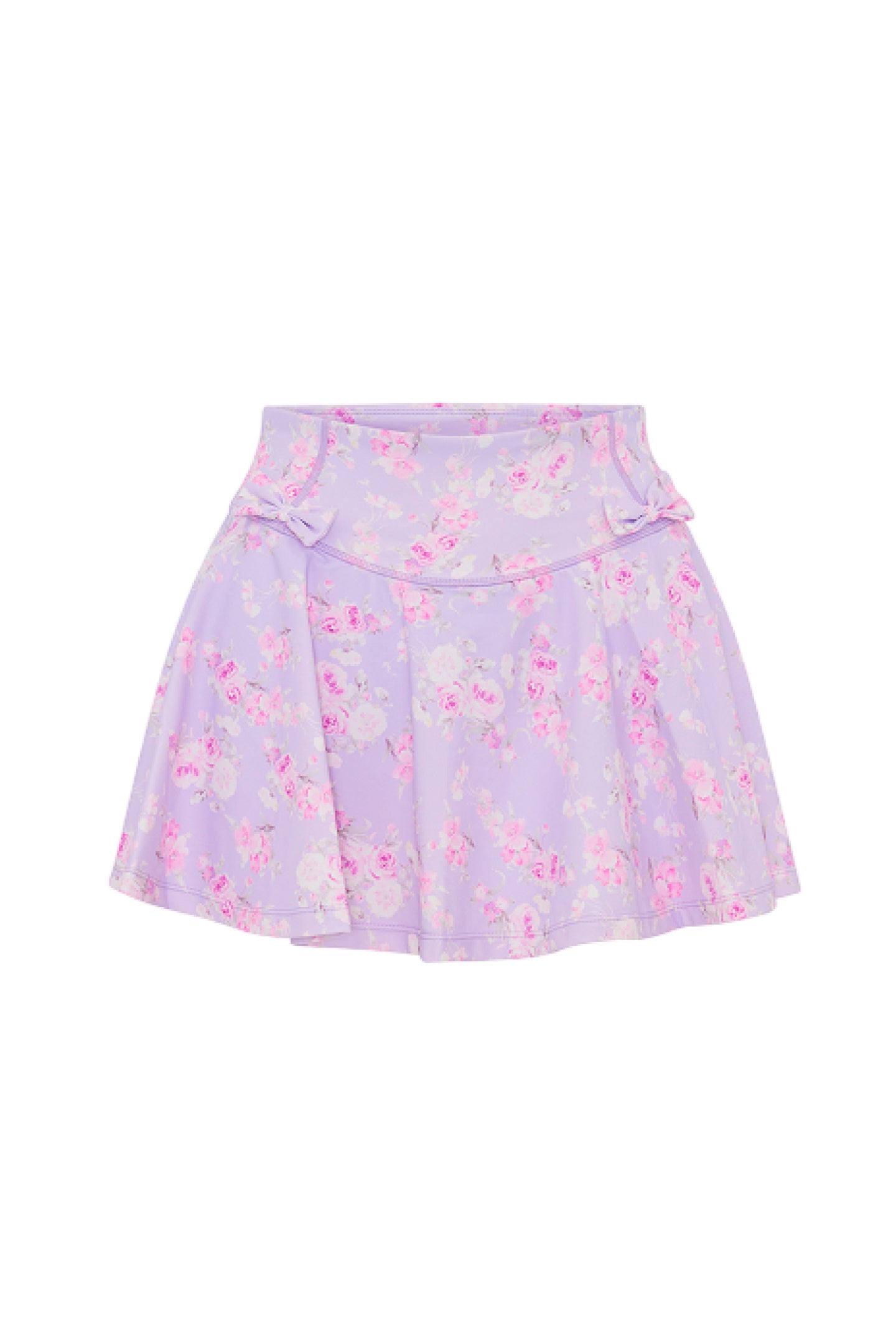 Corene Floral Active Skort - HIBISCUS