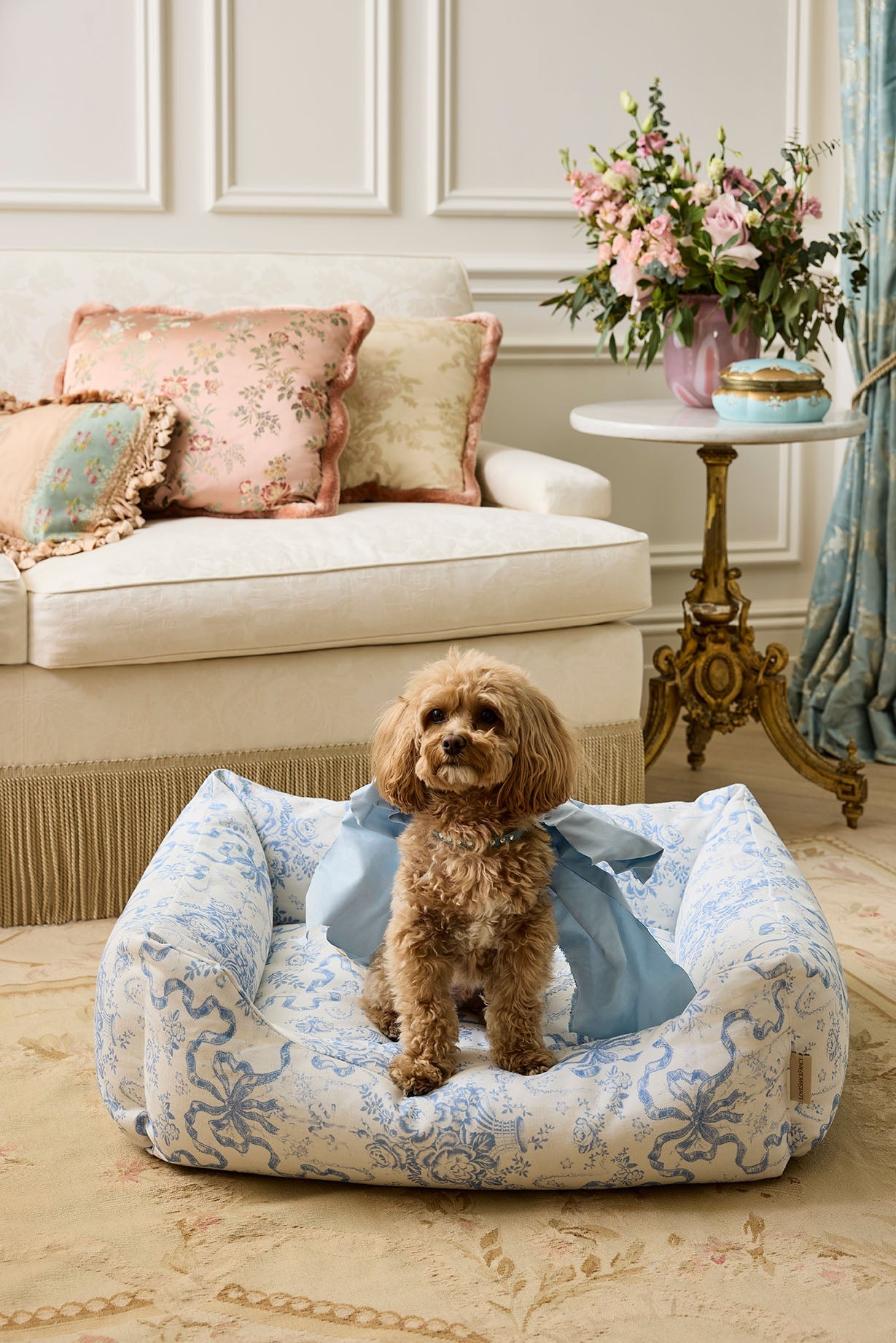 Printed Dog Bed