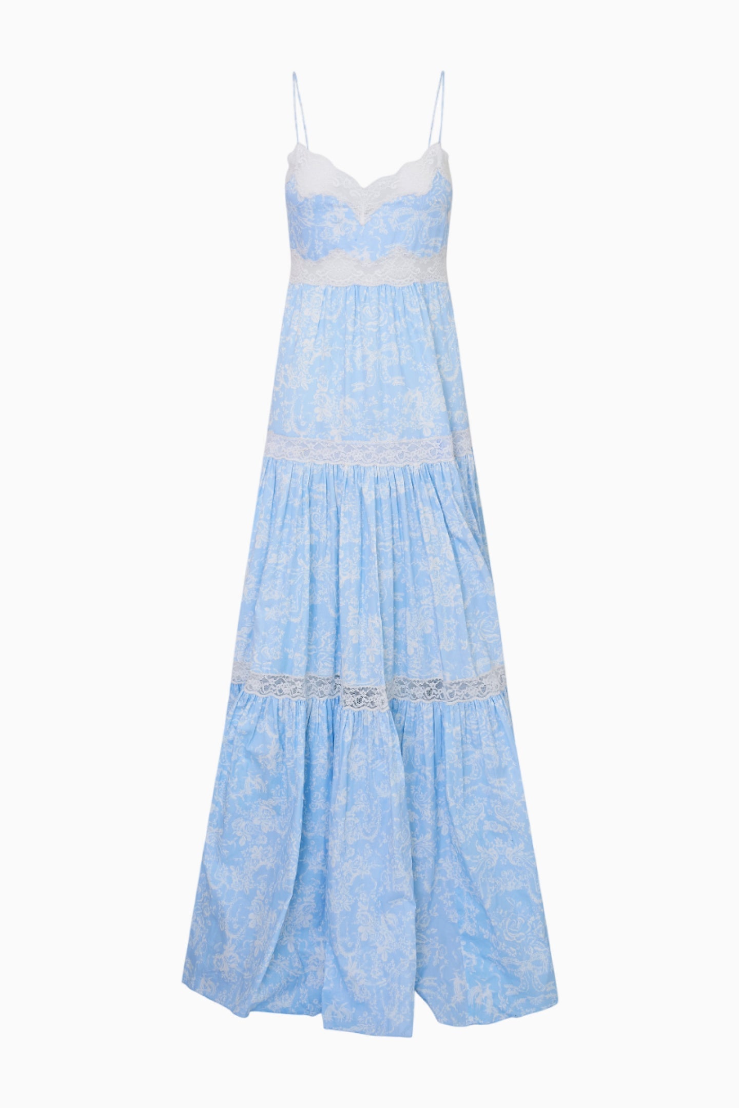 Espa Cotton Toile Print Maxi Dress