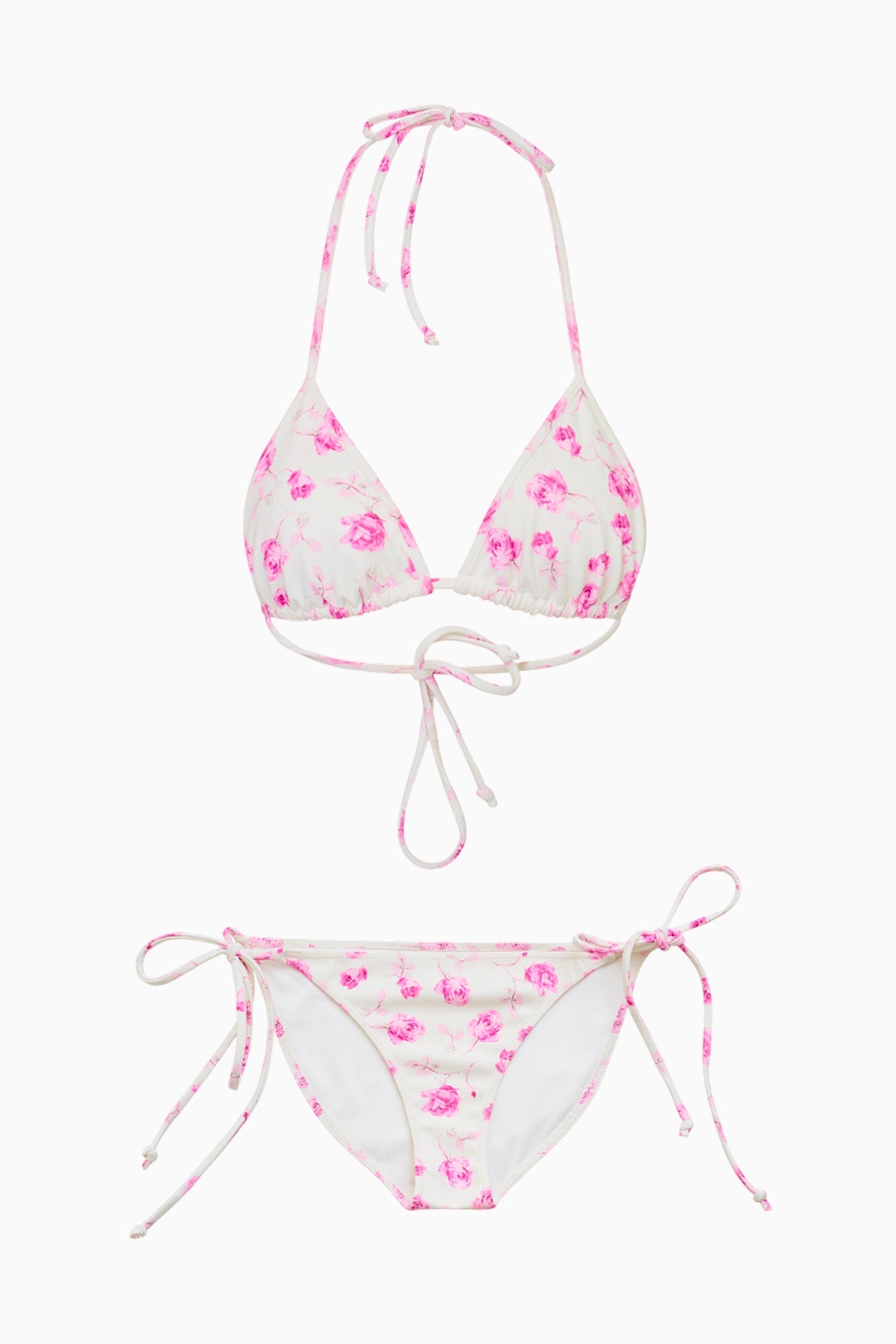 Harbor Floral Triangle Bikini - STERLING DUSK