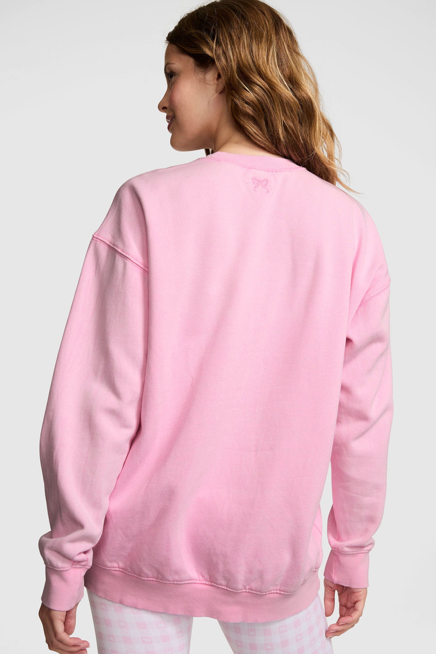 PINK x LoveShackFancy Oversized Crew Sweatshirt