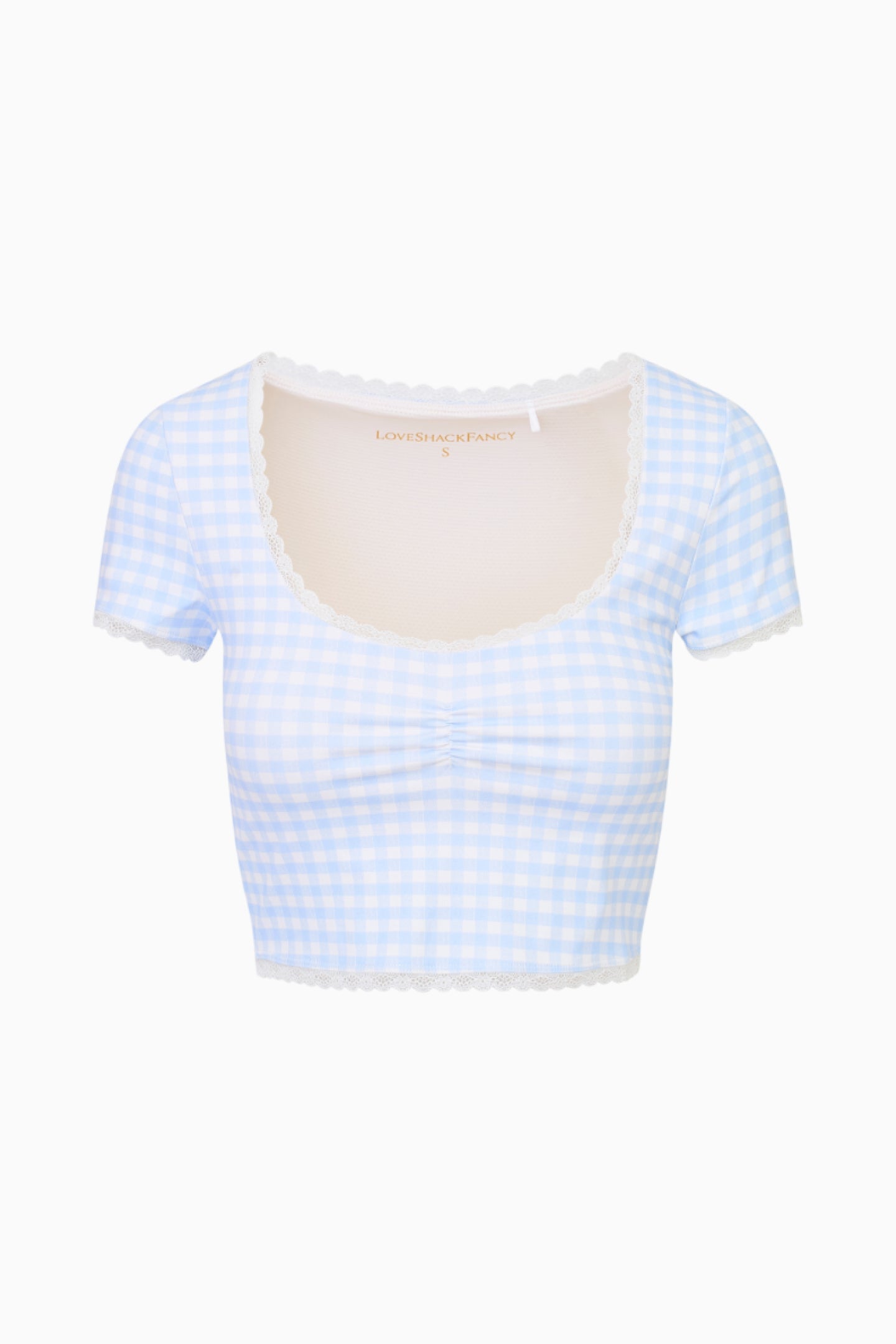 Kudura Gingham Print Active Top
