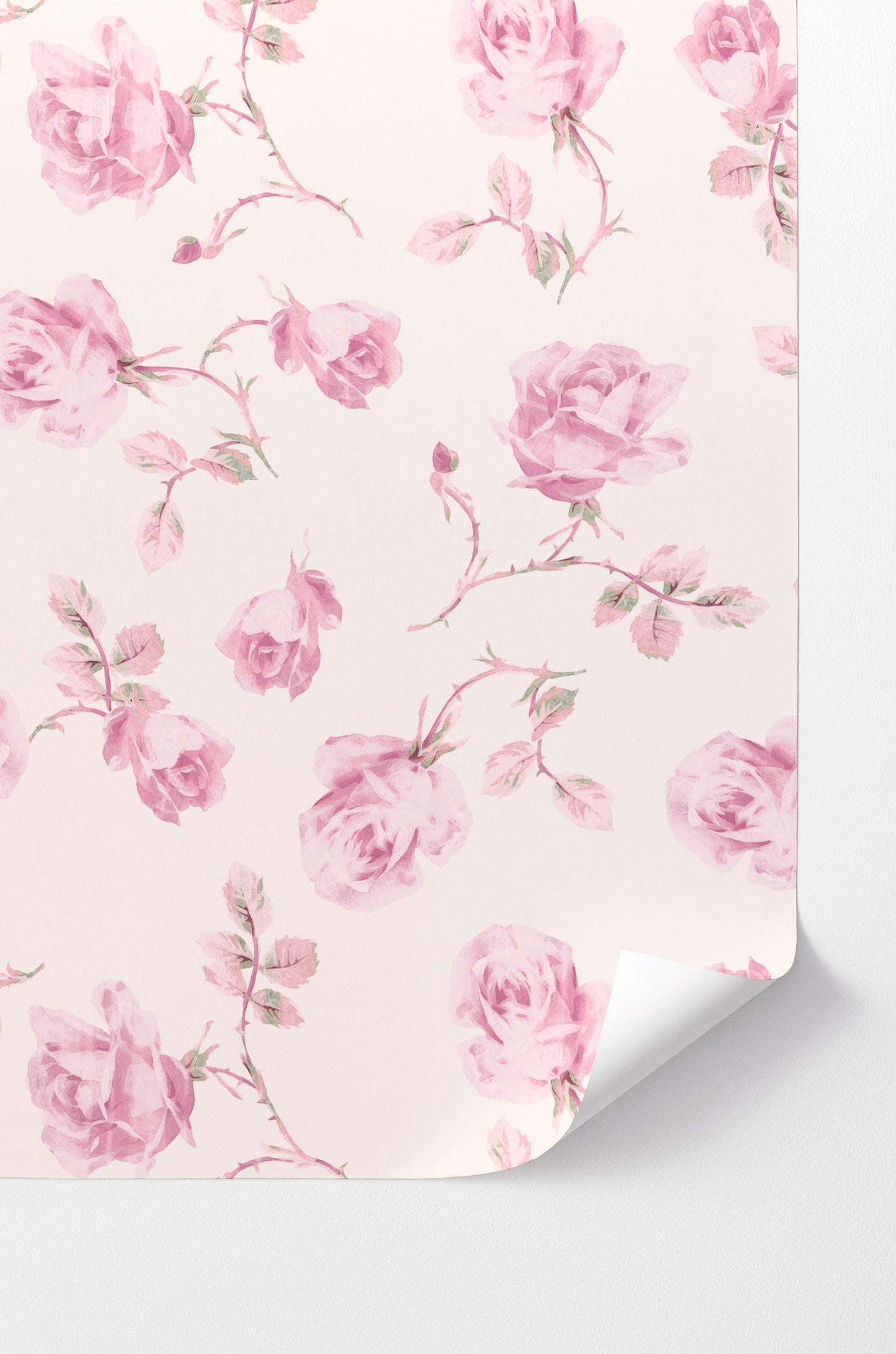 Chateau Rose Peel and Stick Wallpaper