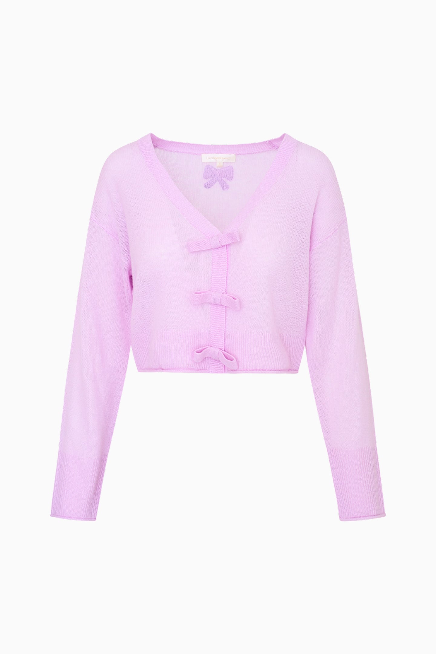 Luisella Lightweight Cashmere Cardigan - CLOUDED ROSE