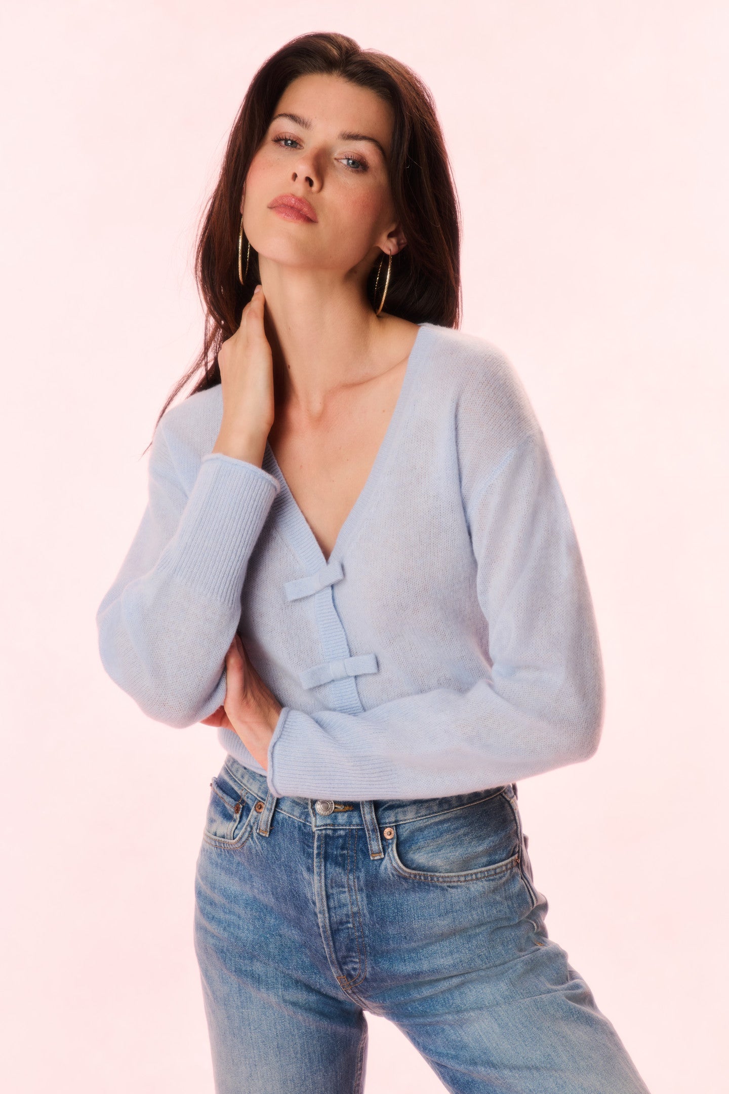 Luisella Lightweight Cashmere Cardigan