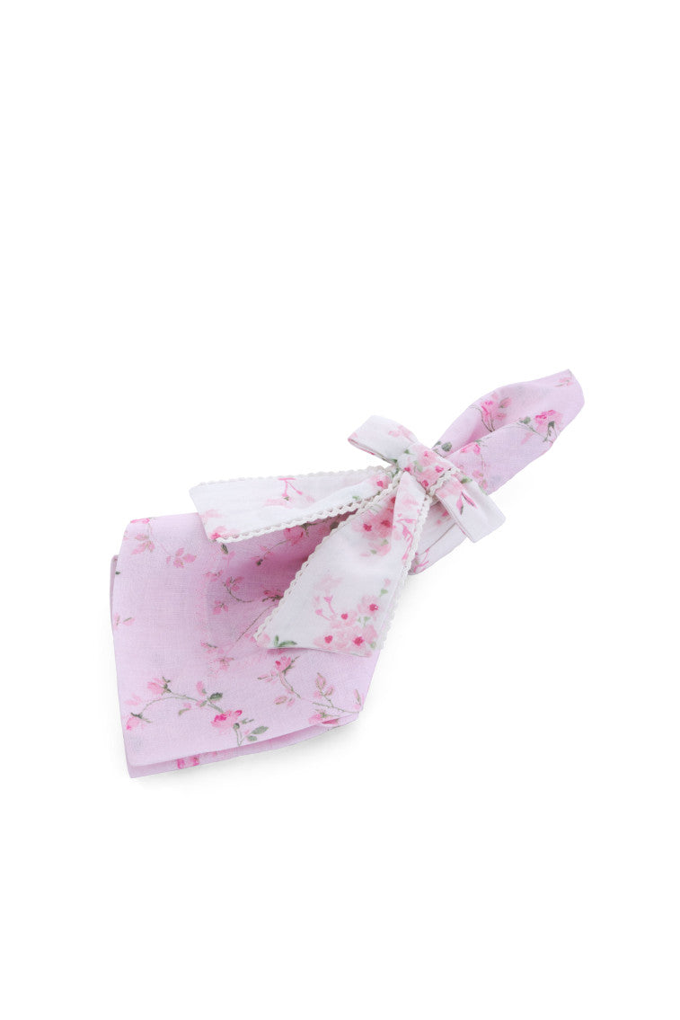 Bow Napkin Ring Set Of 4 - STRAWBERRY BASIL