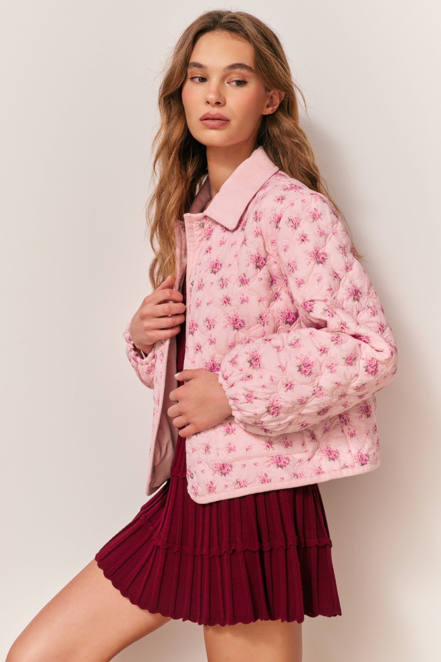 Quinlette Floral Quilted Jacket
