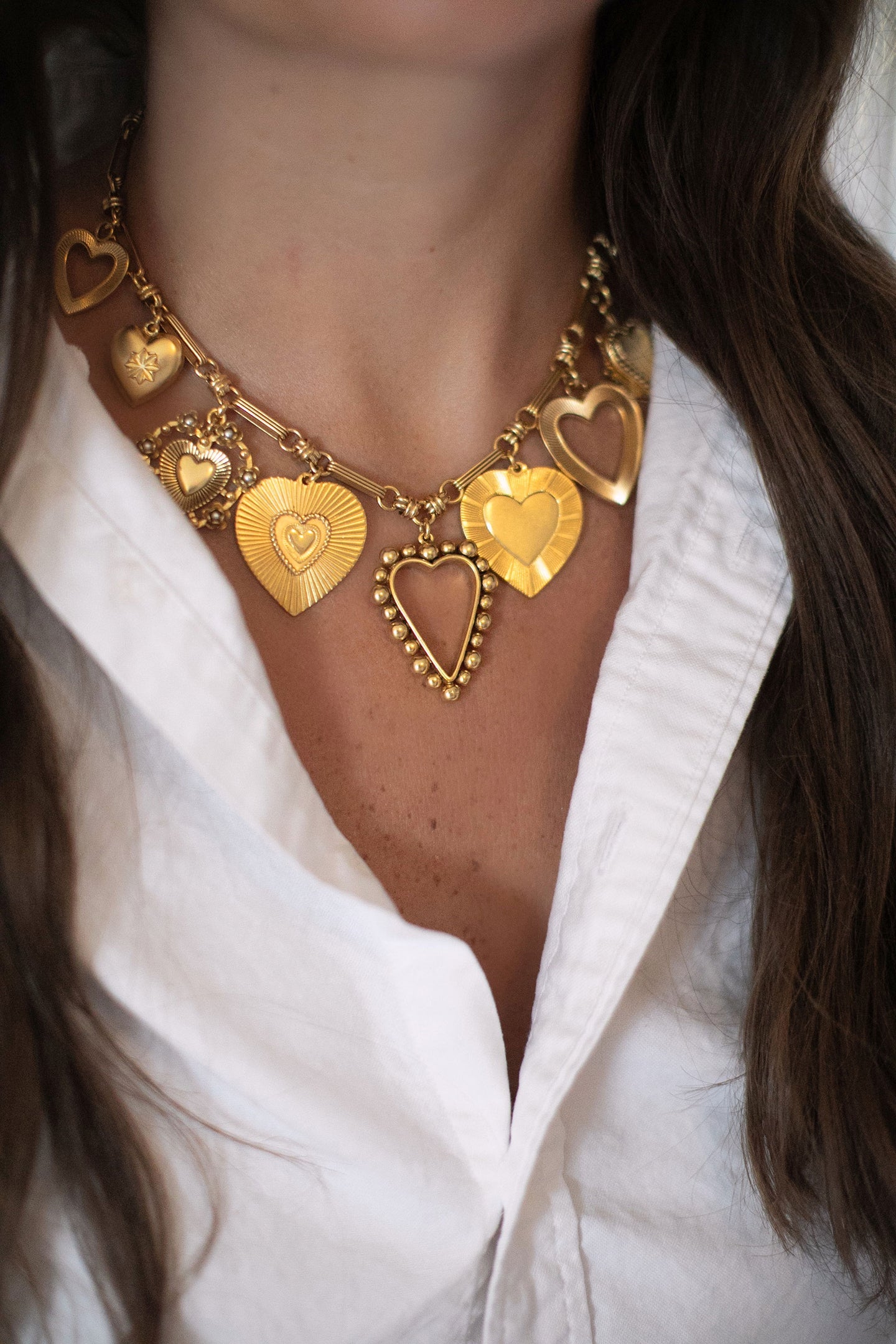 Brinker+Eliza Queen Of Hearts Necklace