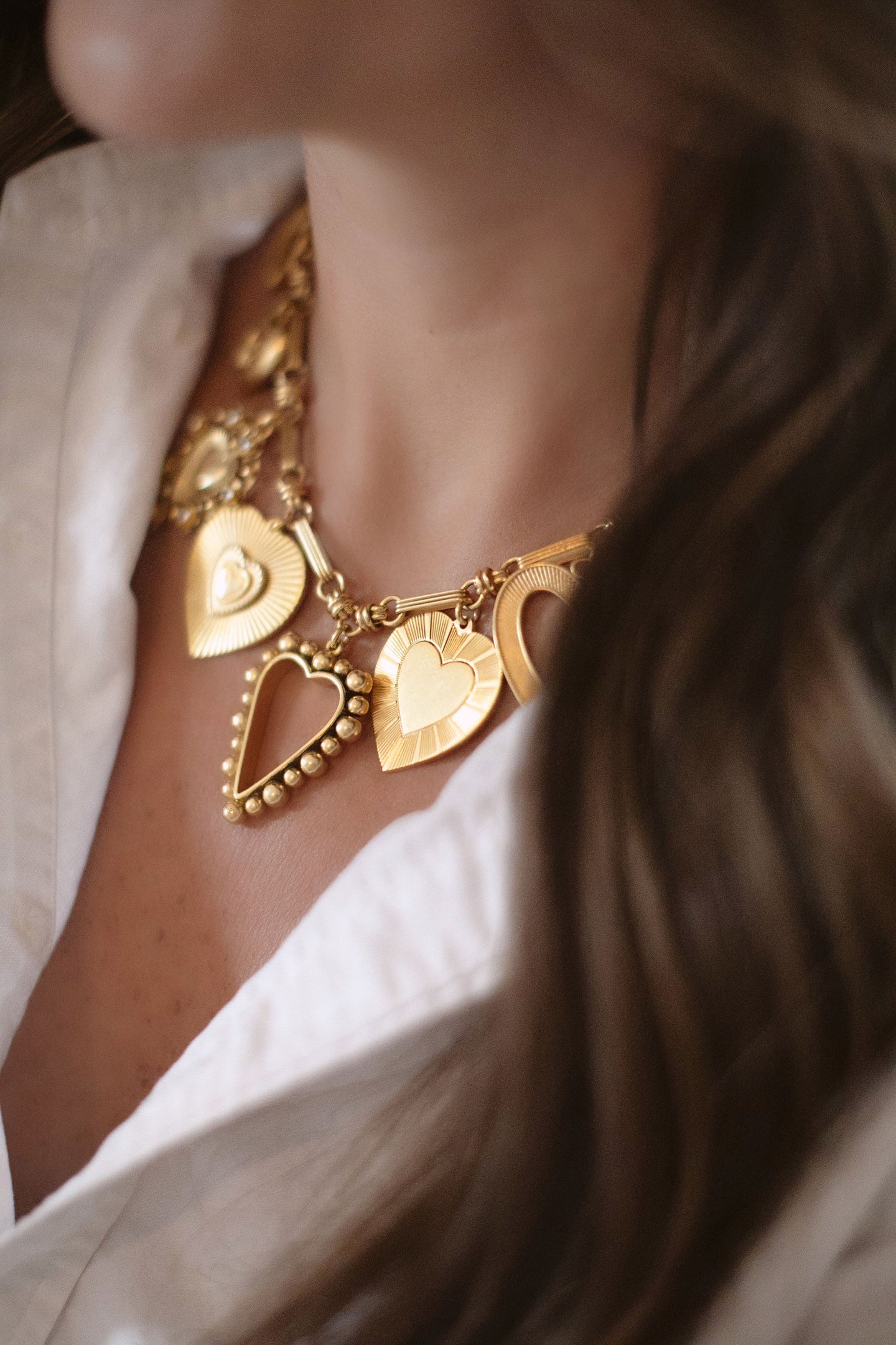 Brinker+Eliza Queen Of Hearts Necklace