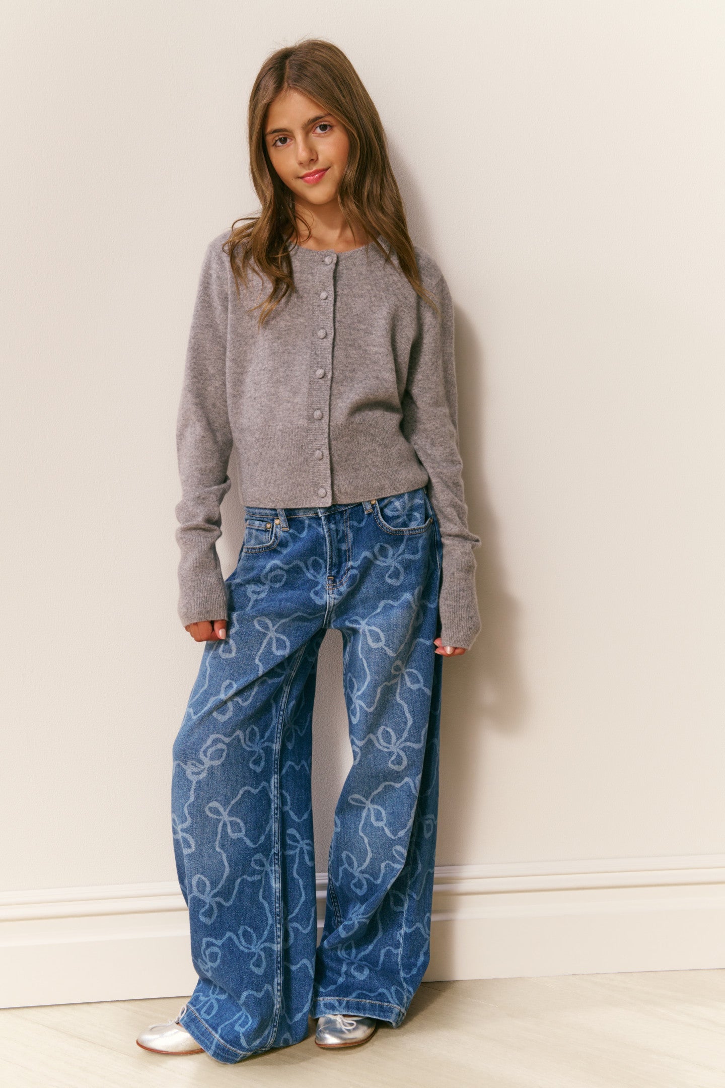 Girls Reno Bow Jeans