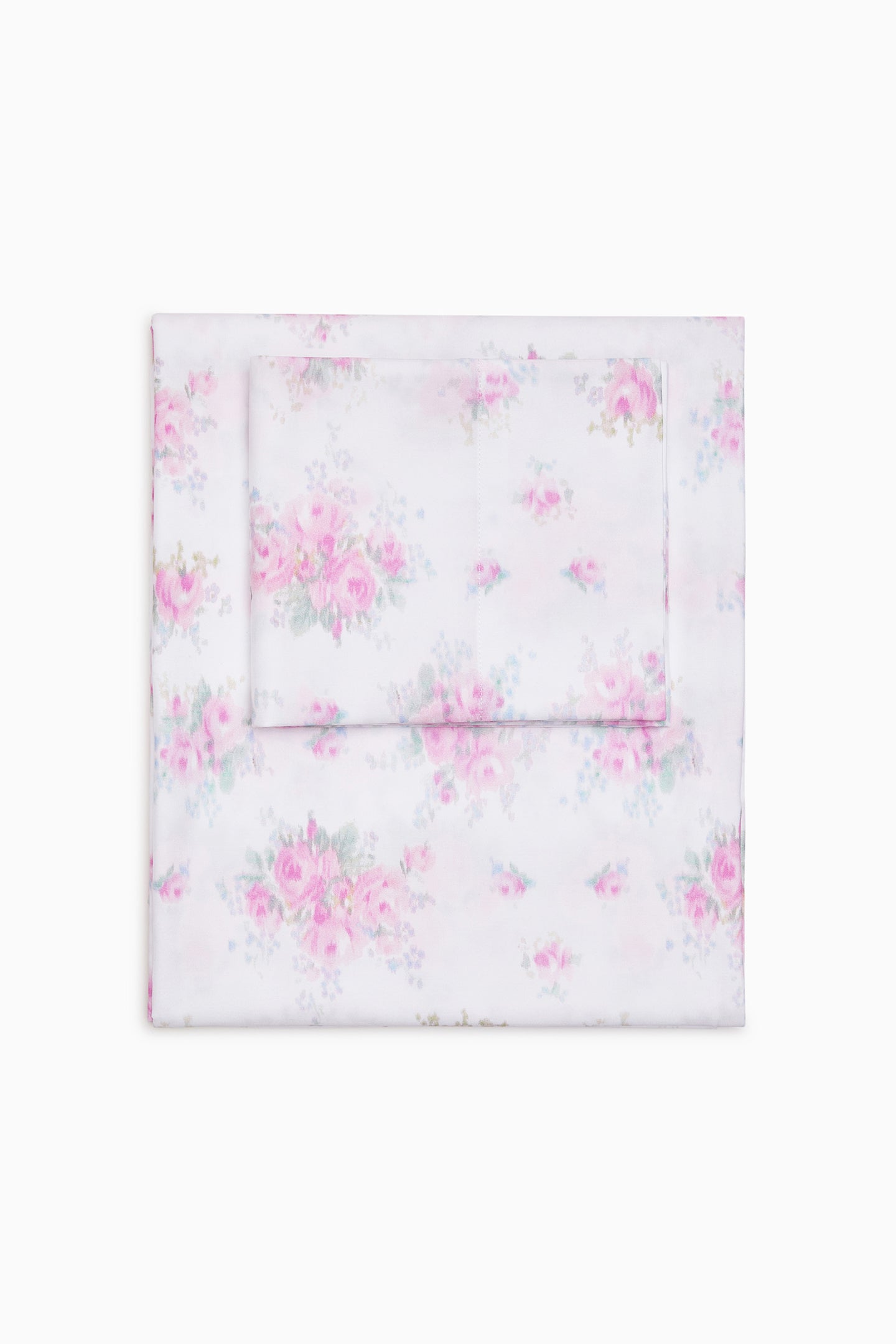 Floral Cotton Sateen Sheet Set