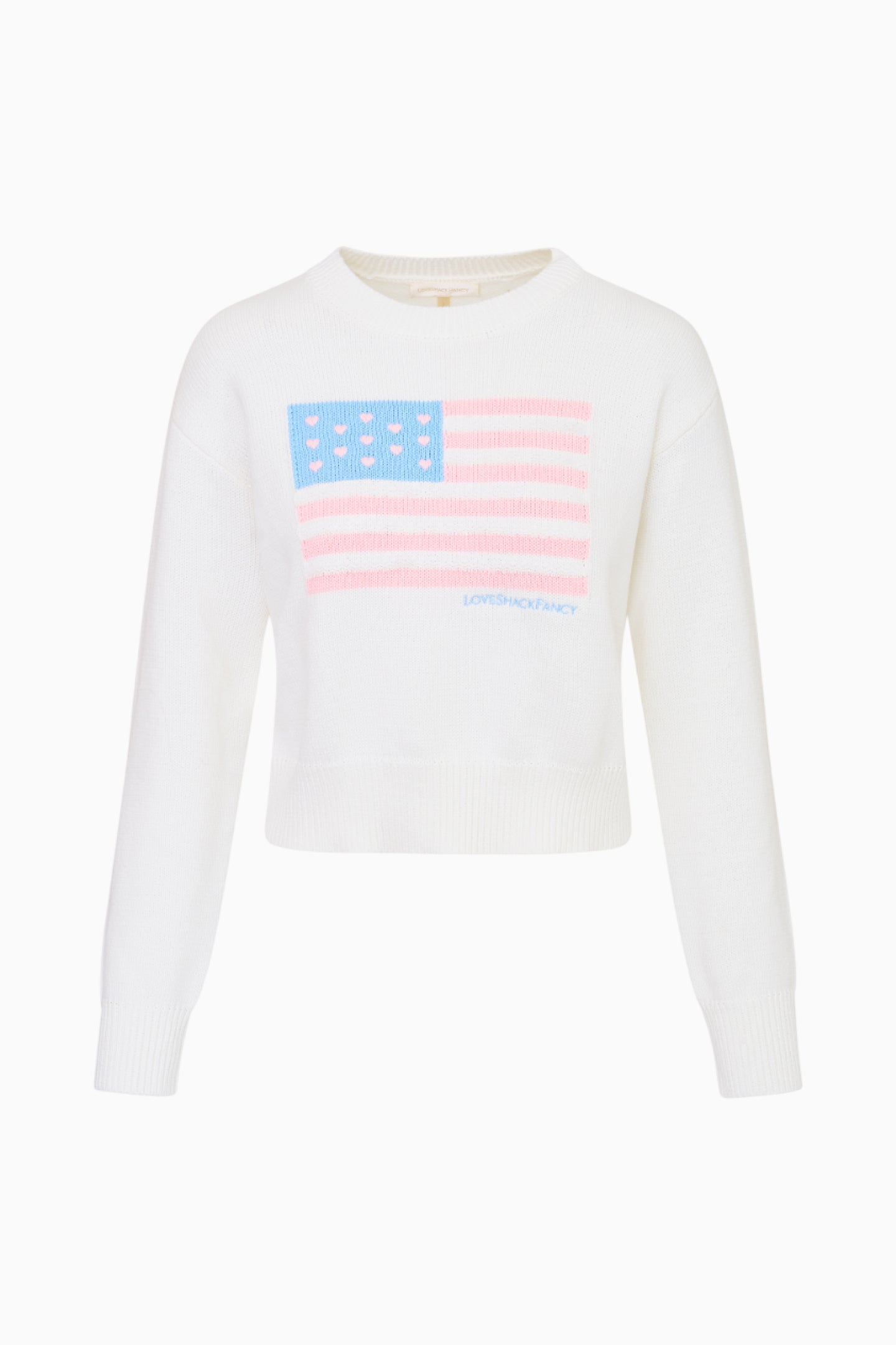 Ty Cotton Flag Pullover - IVORY DREAMS