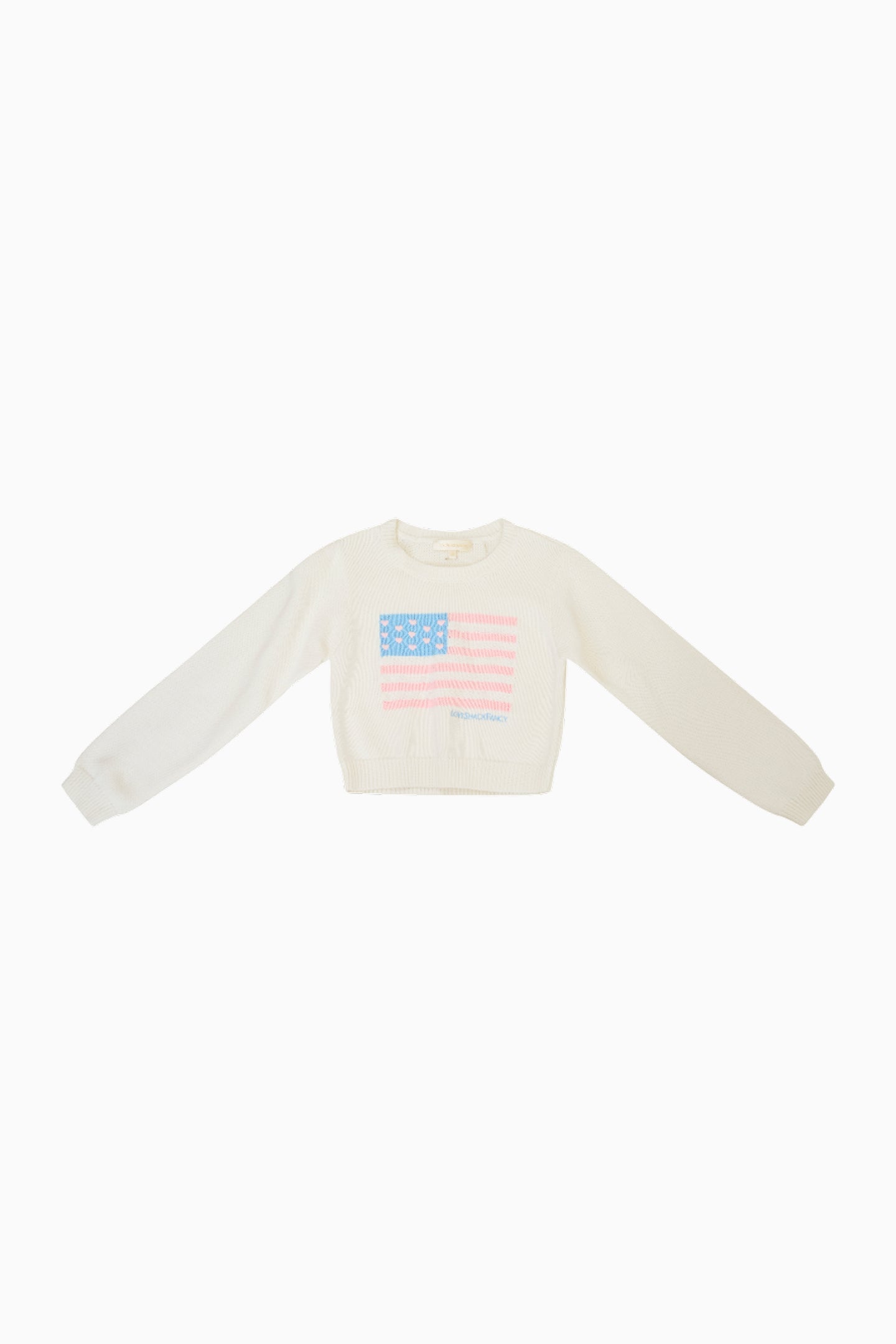 Girls Viennetta Cotton Flag Sweater