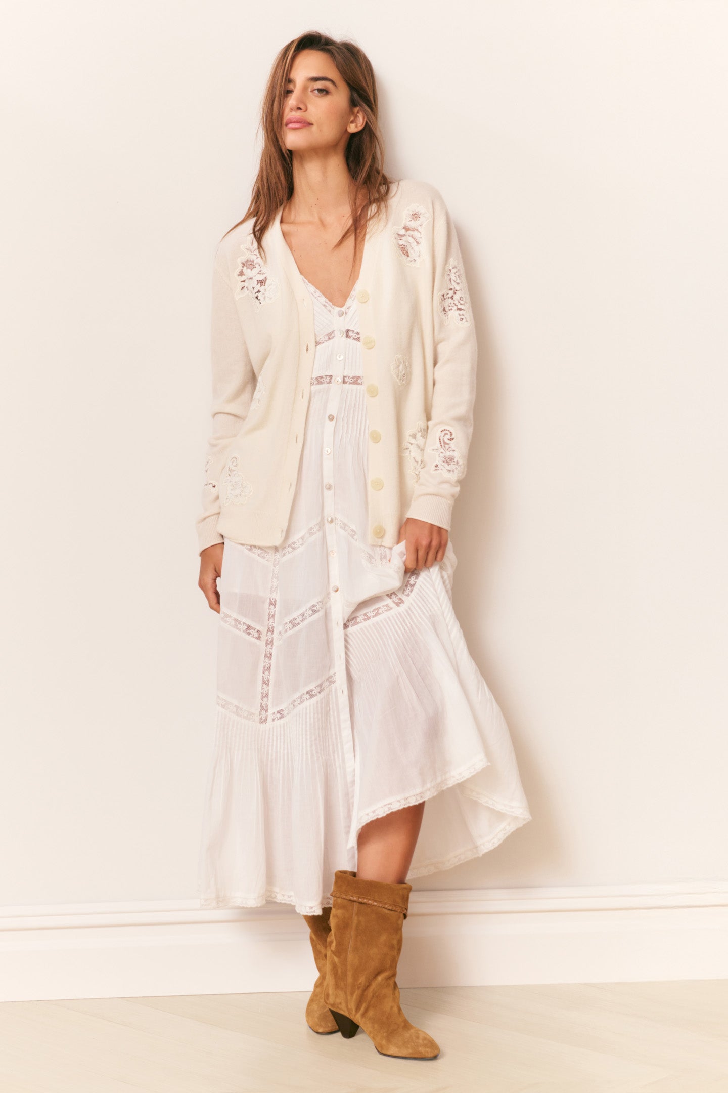 Esilda Heritage Cotton Midi Dress