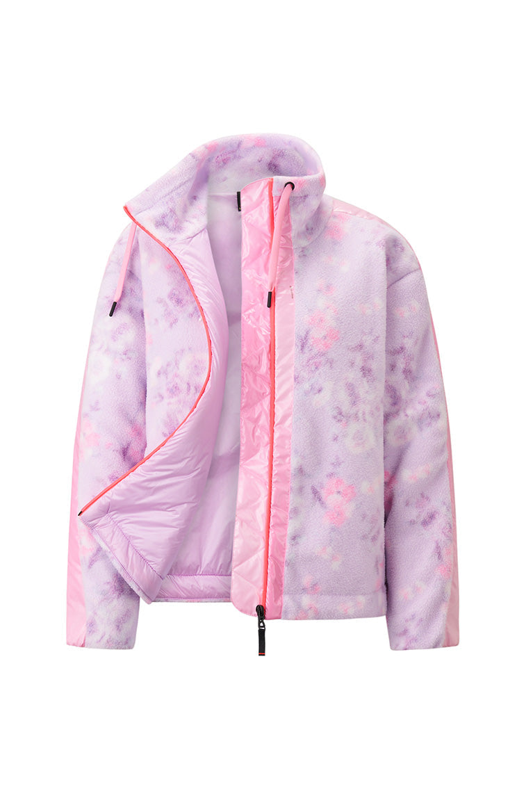 BOGNER FIRE+ICE x LoveShackFancy Ninetta Fleece Jacket - HIBISCUS