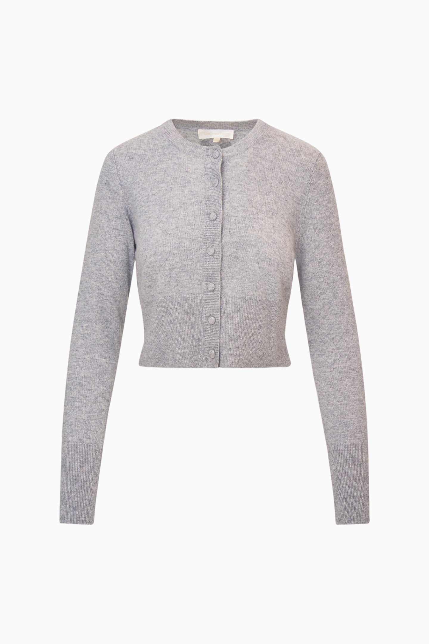 Adeanne Soft Cashmere Cardigan - GREY MELANGE