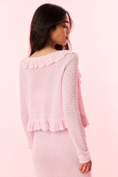 Nilah Stretch Knit Cardigan
