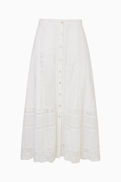Allesia Cotton Midi Skirt