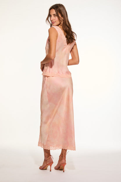 Aubrette Silk-Blend Maxi Skirt
