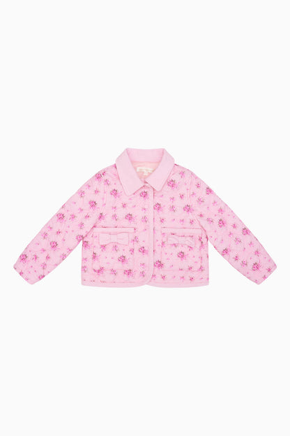 Girls Aubrina Floral Quilted Jacket