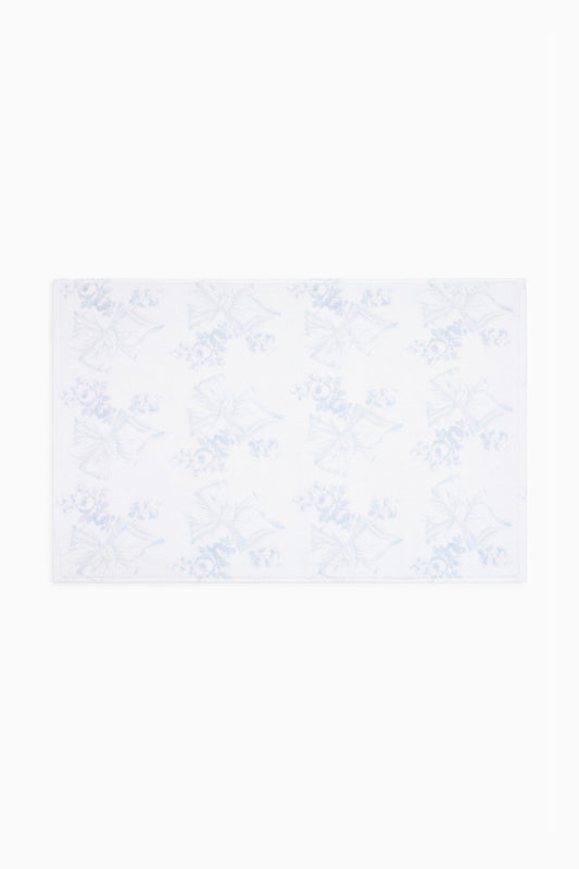 Cotton Bath Mat - BLUE CLOUD