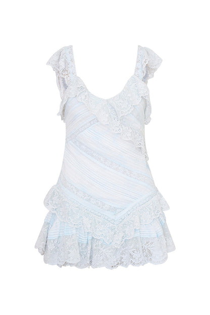 Bensley Fitted Lace Mini Dress