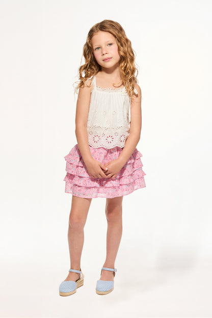 Girls Billie Upcycled Cotton Skirt