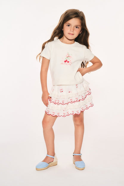Girls Briella Cherry Tee