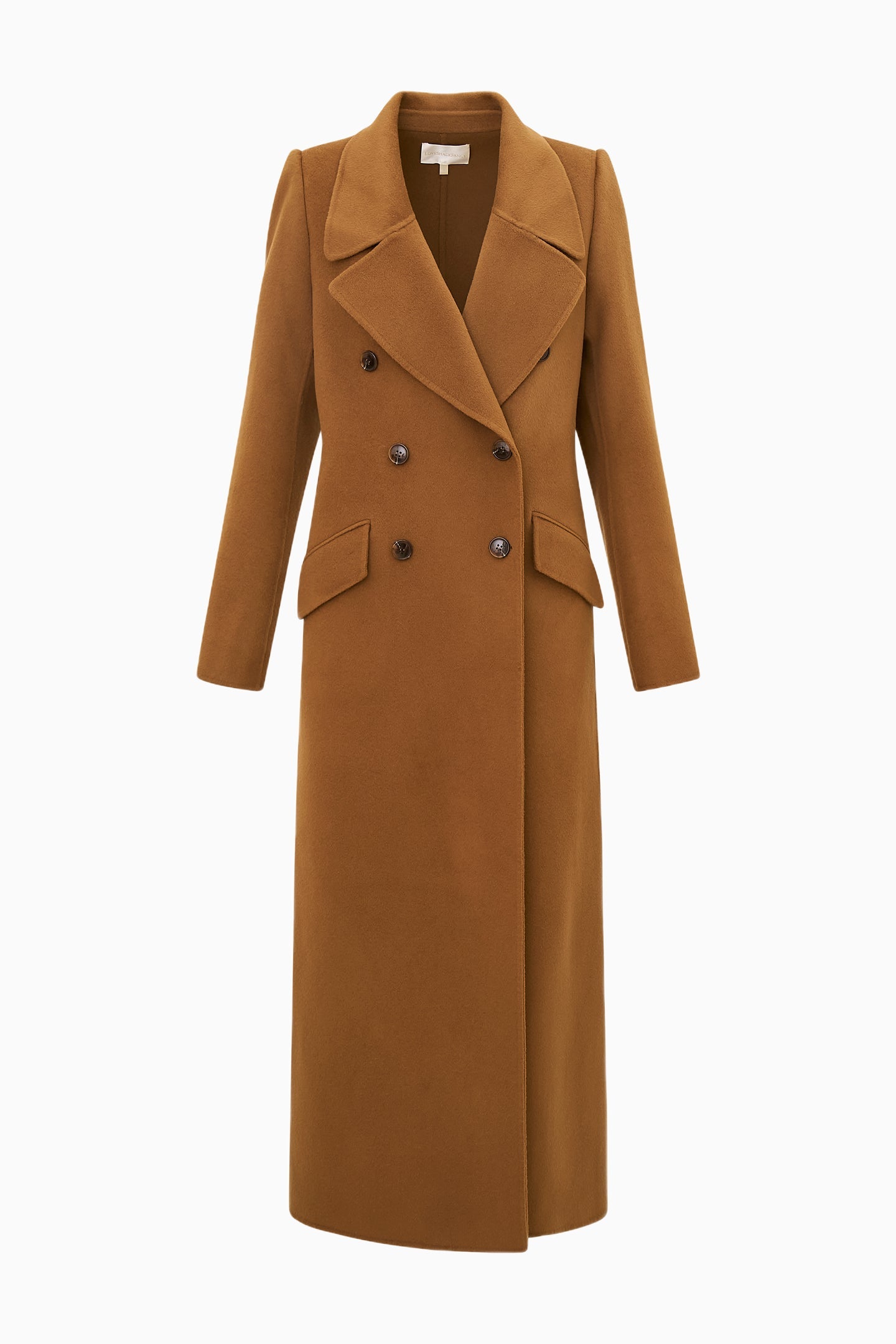 Char Faux Fur Collar Wool Coat
