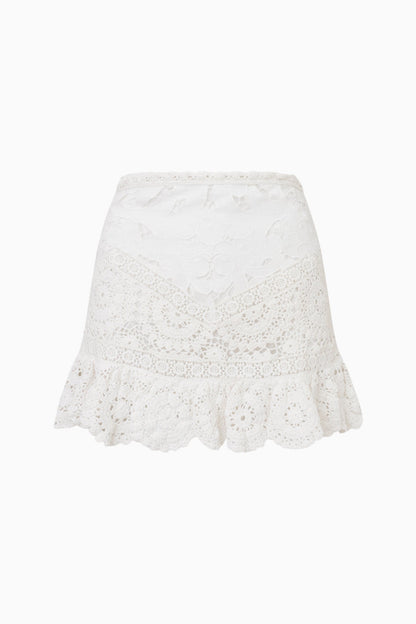 Cherie Crochet Mini Skirt