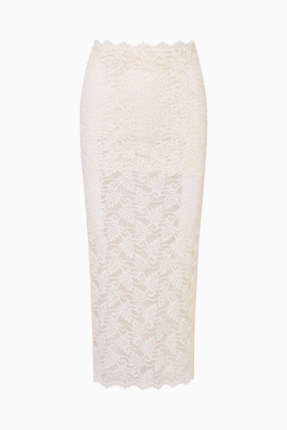 Clooney Stretch Lace Maxi Skirt