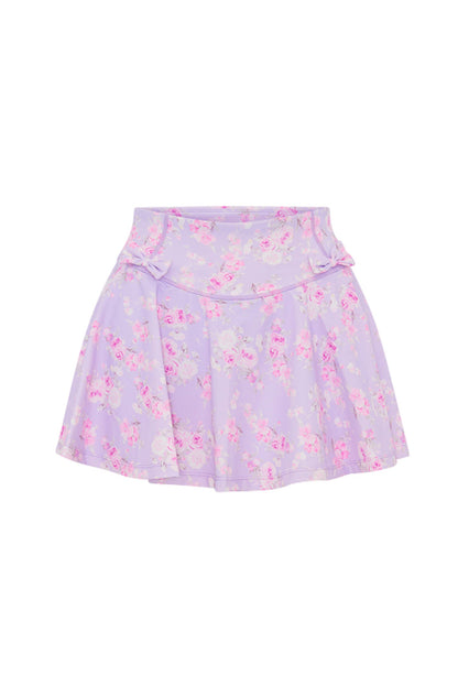 Corene Floral Active Skort - HIBISCUS