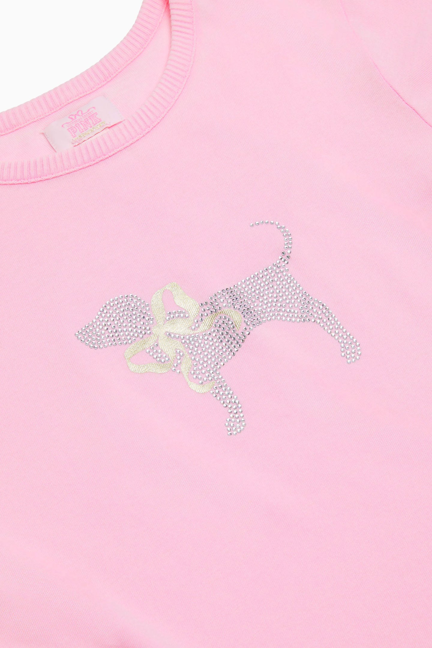 PINK x LoveShackFancy Retro Cotton Tee
