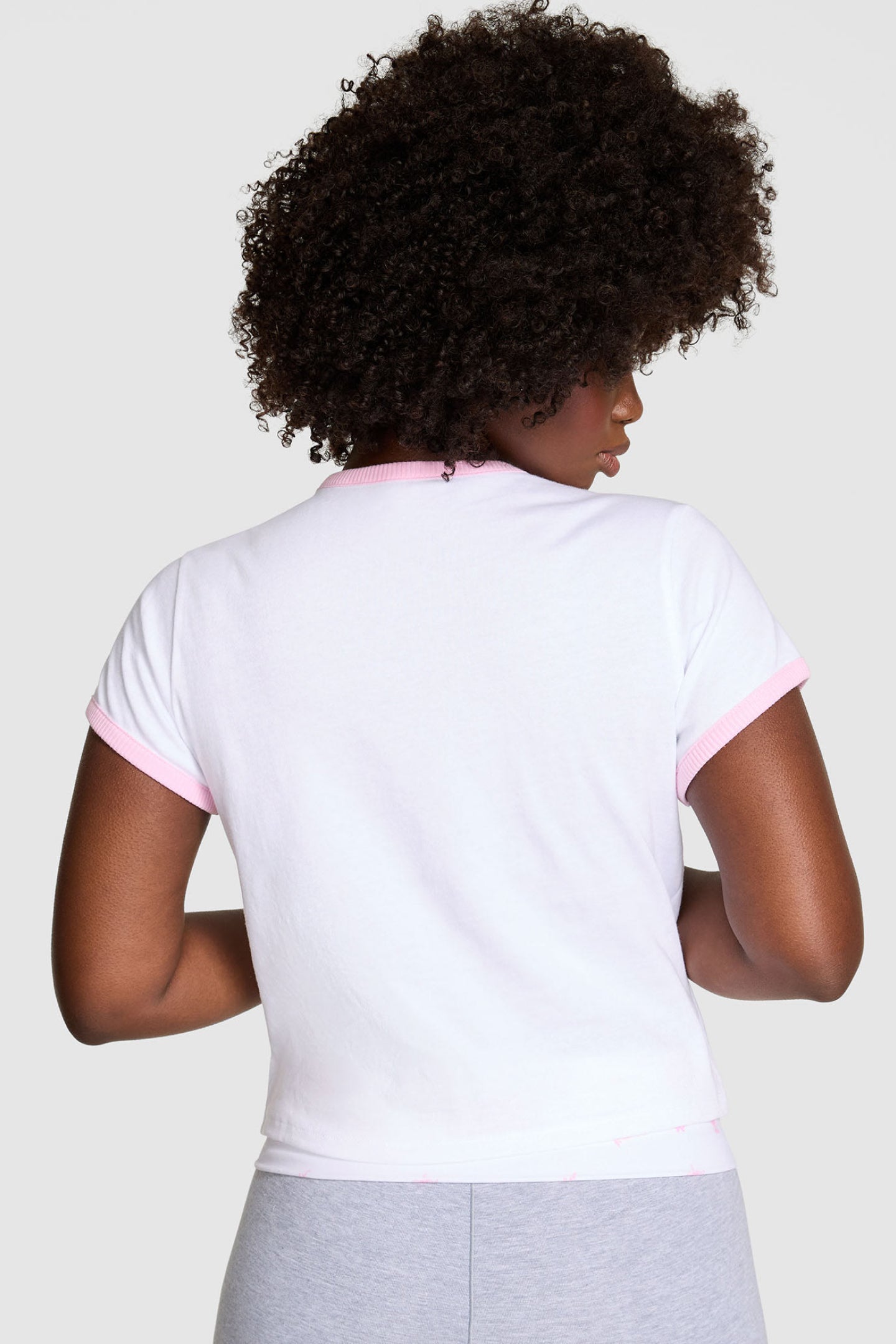 PINK x LoveShackFancy Retro Cotton Tee