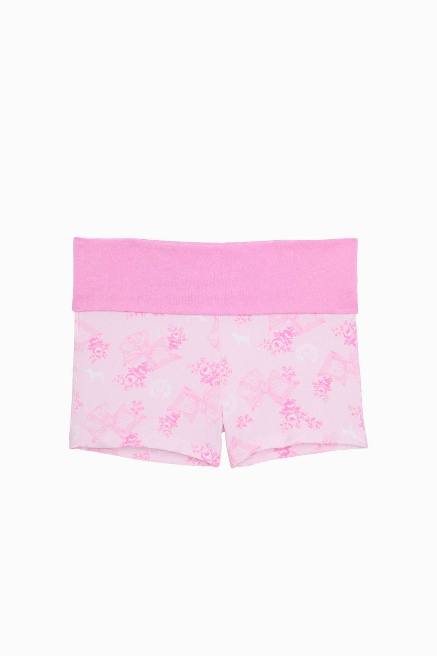 PINK x LoveShackFancy Cotton Foldover Micro Shorts