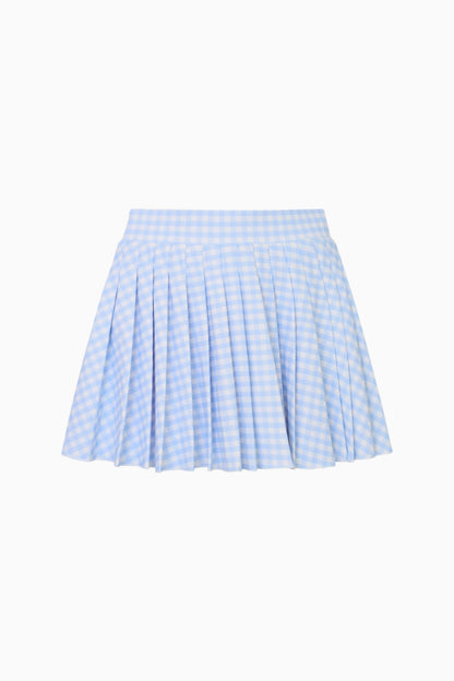 Dancia Gingham Print Active Skort