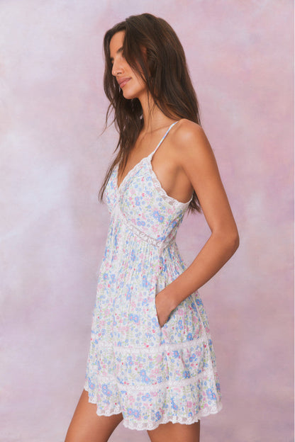Docila Upcycled Cotton Mini Dress