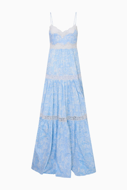 Espa Cotton Toile Print Maxi Dress