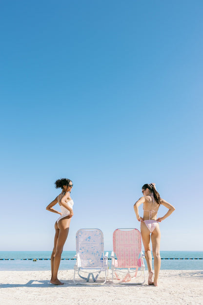 LoveShackFancy x SUNFLOW Everblooming Rosettes Beach Chair