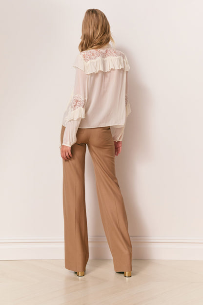 Amberelle Wool-Blend Trousers