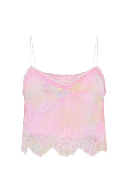Ferni Tie-Dye Lace Cami Top