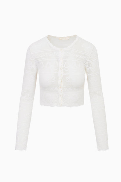 Gretta Knit Bow Cardigan