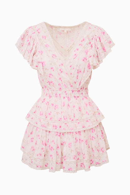 Gwen Heirloom Print Cotton Mini Dress