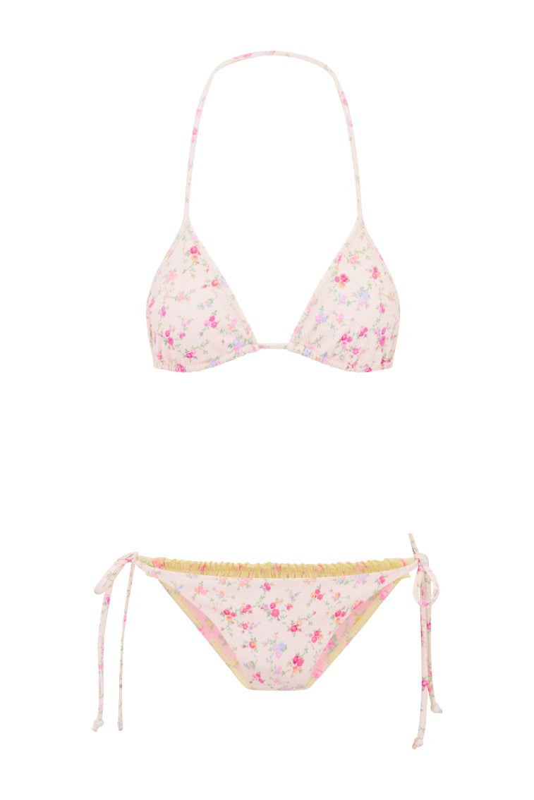 Harbor Floral Triangle Bikini - CONFETTI BLOOM